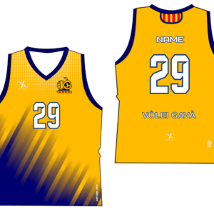 Camiseta de juego azul (líbero)