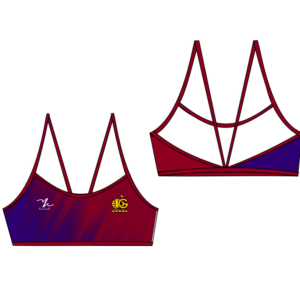 Top bikini con tiras